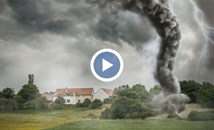 Торнадо от камъни се изви над Чехия