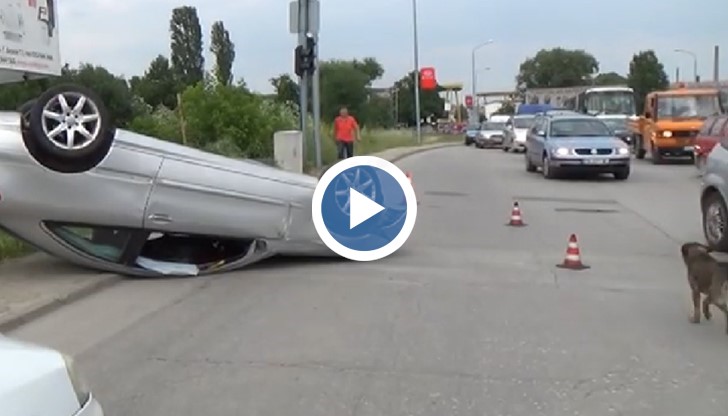 Според разказа на очевидци, виновният водач е карал с над 100 километра в час