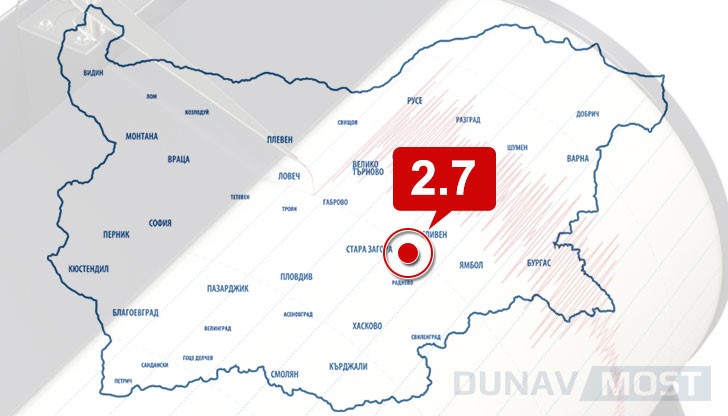Земетресение разлюля Нова Загора преди минути тази вечер