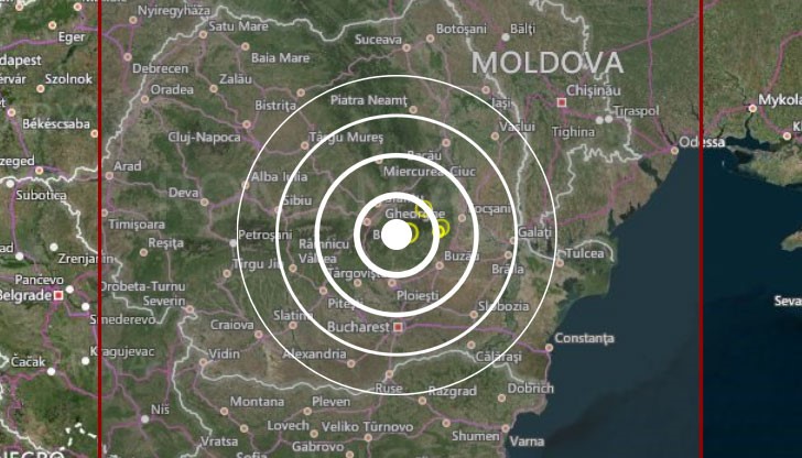 Земетресение разклати Вранча тази вечер в 19:25 часа