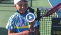 Българче на 10 години стана хит в мрежата с игра на тенис