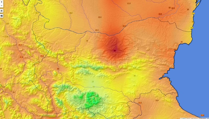 Необичайно топло за сезона е и над Велико Търново - 29.6°C