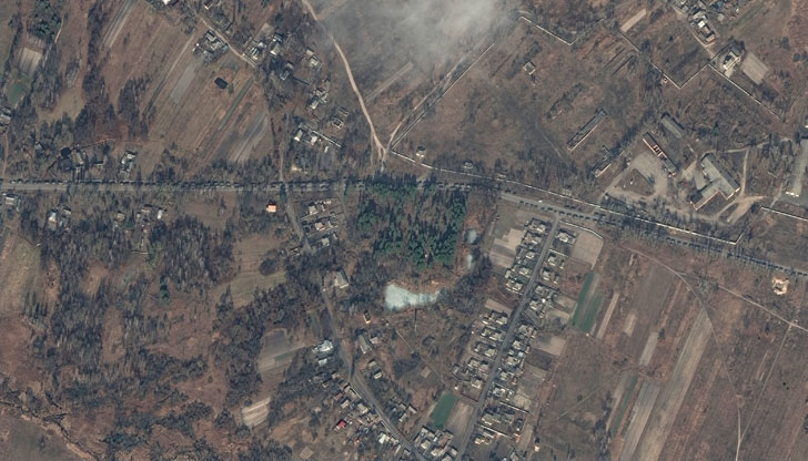Изображенията са направени в 10:56 ч. тази сутринНови сателитни снимки