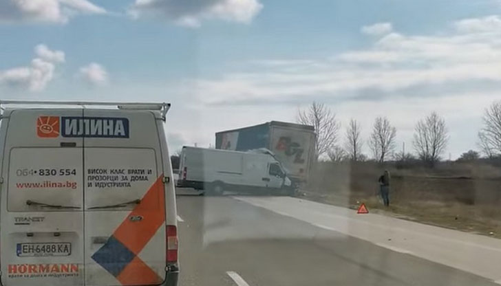 Мъж загина при катастрофа на магистрала "Тракия"Сигнал за пътнотранспортното произшествие