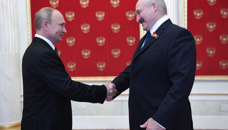 Руският президент Владимир Путин поздрави беларуския си колега Александър Лукашенко