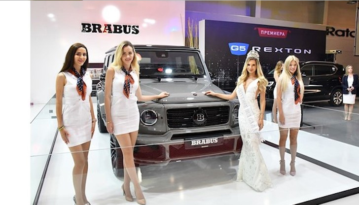 Brabus D40 Widestar, най-скъпата кола на салона в София, бе