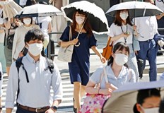 Температурите достигнаха 40 градуса по ЦелзийТемпературите в Япония рязко се