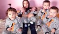 Геройство в трудни времена: Как семейство от Бистрица отглежда трета двойка близнаци