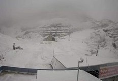 Температурите паднаха до минусВ Словения падна сняг който продължава да вали