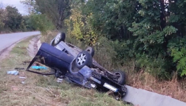 Добрички автомобил е катастрофирал тази нощ близо до Седми километър край Шумен