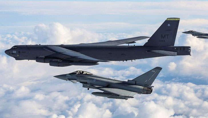 Планирани са тренировъчни полети над Северно Море и ВеликобританияНАТО започва планирани