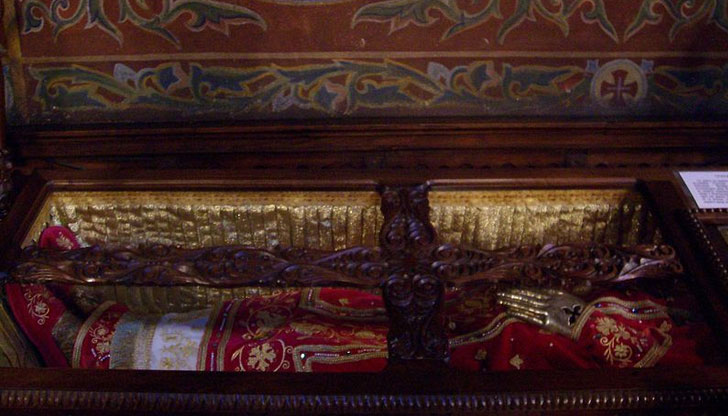 Мощите на св. Стефан Урош II Милутин се пазят в столичната църква