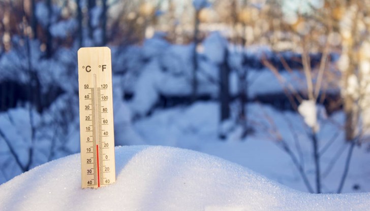 Максималните температури ще са между минус 3° и 2°, в Русе - около 1