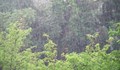 Пороен дъжд с гръмотевици се изсипва над Русе