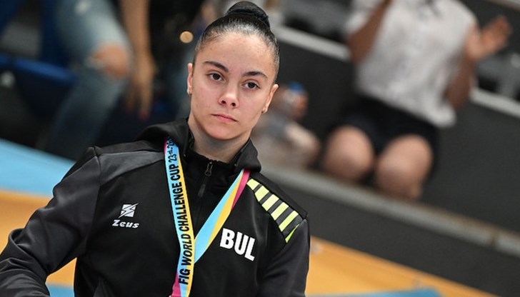 Гимнастичката спечели златния медал на финала на прескок при жените на Световната купа по спортна гимнастика във Варна