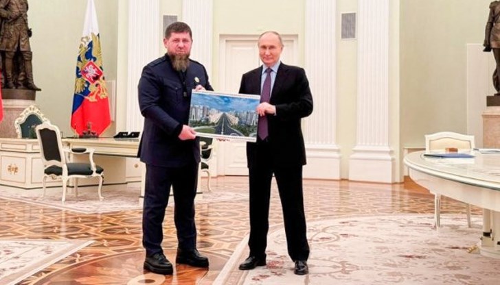 Лидерът на Чеченската република разговаря с Владимир Путин