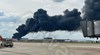 Пожар бушува на летище в Брюксел