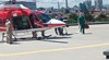 Въздушната линейка транспортира пострадала жена от Сандански