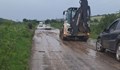 Проливен дъжд затвори пътя Разград - Самуил за час