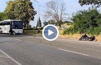 Катастрофата между мотопед и автобус е отнела живота на 49-годишен русенец
