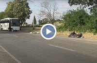 Катастрофата между мотопед и автобус е отнела живота на 49-годишен русенец