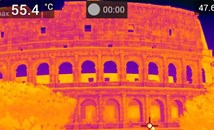 Термокамерата на "Гринпийс" отчете 55 градуса край Колизеума в Рим