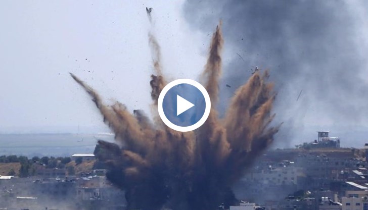 Съобщава се за най-малко петима души, които са ранени при израелски въздушен удар