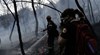 Мълнии предизвикаха пожари в Гърция