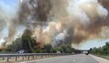 Пожар бушува край магистрала „Хемус”