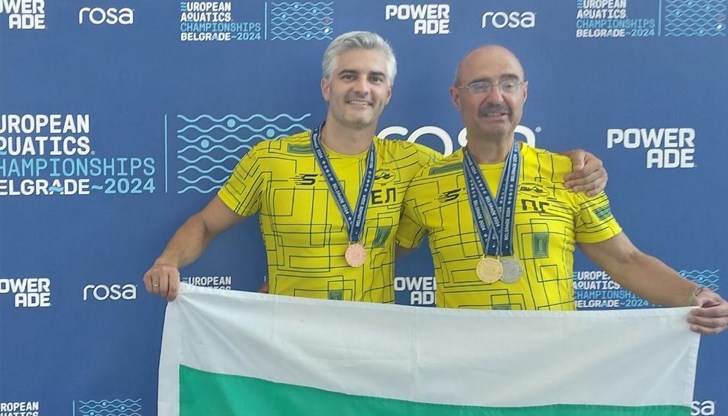 Русенският ветеран Петко Главинов триумфира на Европейското първенство по плуване в Белград
