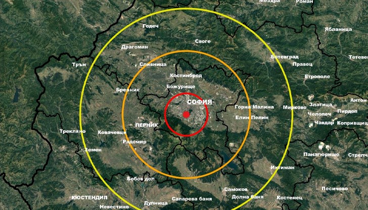 Земетресението е с магнитуд 2.7 по Рихтер