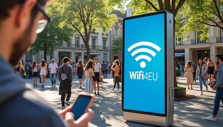 Интерактивна карта на WiFi4EU мрежите в цяла Европа