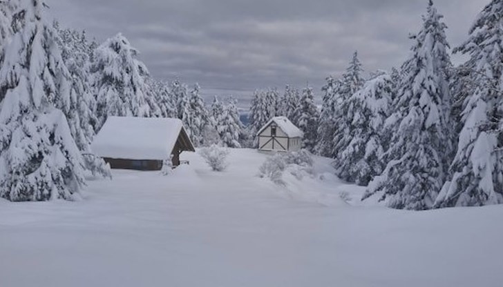 Метър и половина сняг посреща първите скиори