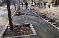 Унищожаване на тротоари на улица "Доростол"