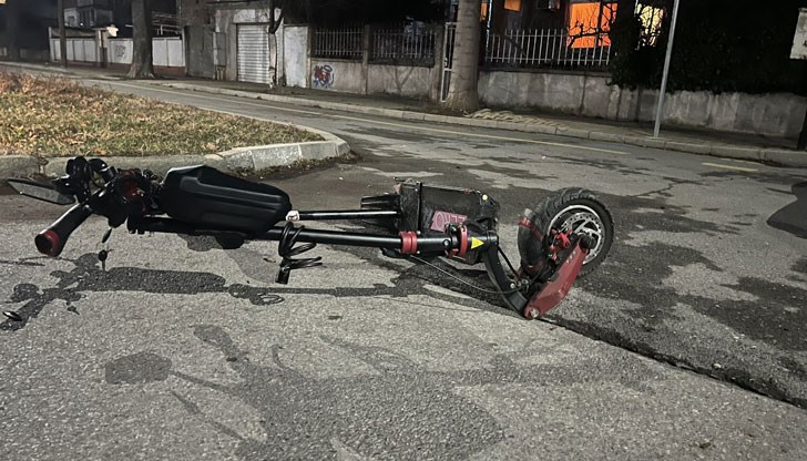 37-годишният мъж е загубил контрол над превозното средство и е паднал на пътното платно 37-годишният мъж е загубил контрол над превозното средство и е паднал на пътното платно