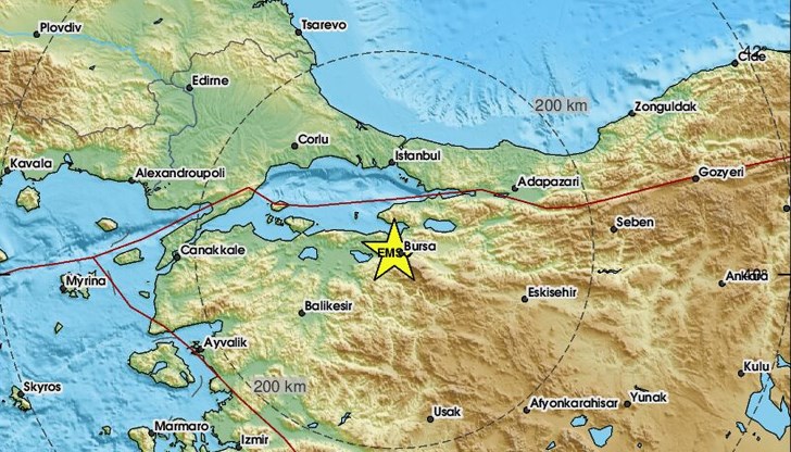 Трусът е бил на дълбочина от 10 километра Трусът е бил на дълбочина от 10 километра