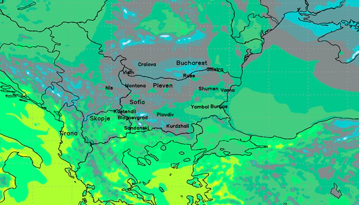 Почти пролетно със слаби валежи от дъжд Почти пролетно със слаби валежи от дъжд