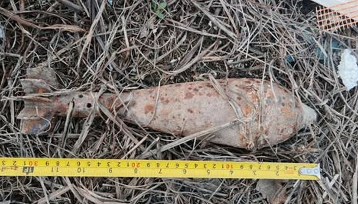 Опасната находка е открита в селскостопански двор Опасната находка е открита в селскостопански двор