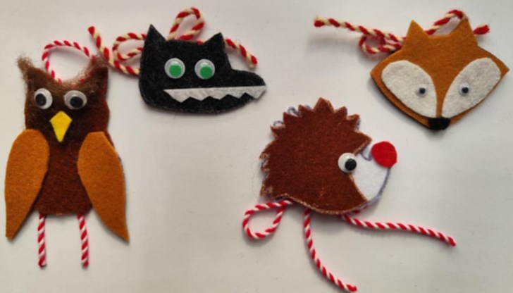 Децата ще могат да избират между четири модела на горски обитатели при изработването на традиционните български символи Децата ще могат да избират между четири модела на горски обитатели при изработването на традиционните български символи