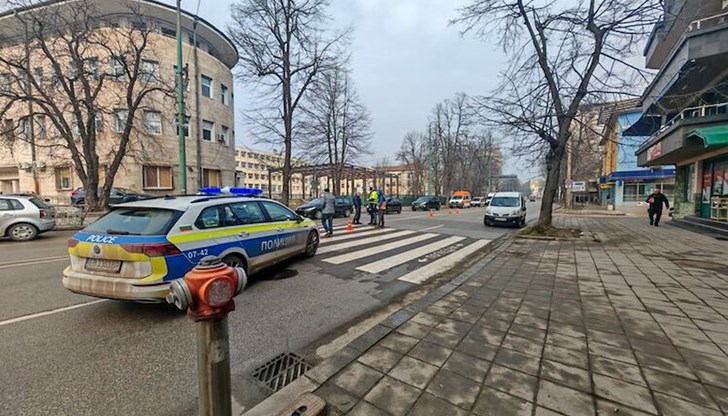 Инцидентът е станал на улица "Брянска" Инцидентът е станал на улица "Брянска"