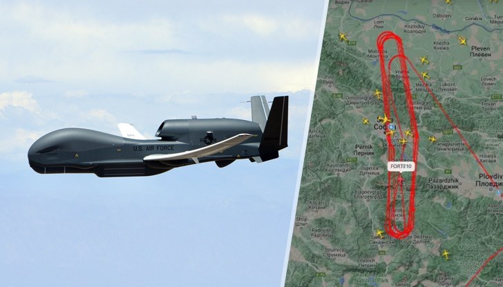 Военният самолет е част от системата за въздушно разузнаване на САЩ Военният самолет е част от системата за въздушно разузнаване на САЩ