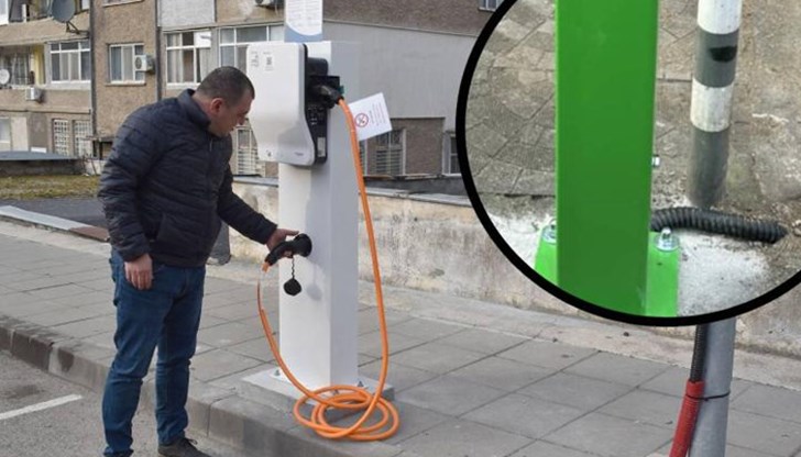 Монтират инсталации без разрешение по тротоари и общински терени Монтират инсталации без разрешение по тротоари и общински терени