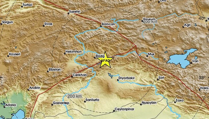 Трусът е регистриран тази нощ в 01:41 часа местно време на 7 март 2025 година Трусът е регистриран тази нощ в 01:41 часа местно време на 7 март 2025 година