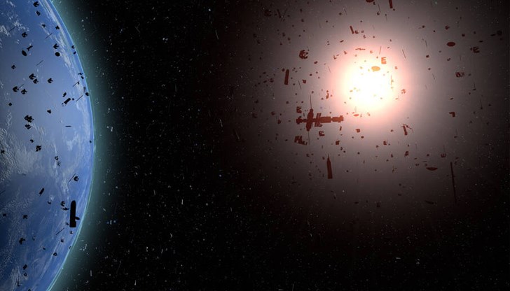 Нараства проблемът с космическия боклук Нараства проблемът с космическия боклук