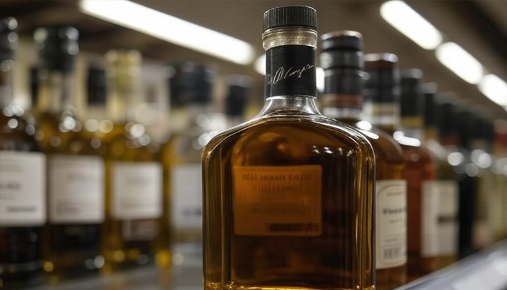 Стойността на бутилката с кехлибарена течност е 100 лева Стойността на бутилката с кехлибарена течност е 100 лева