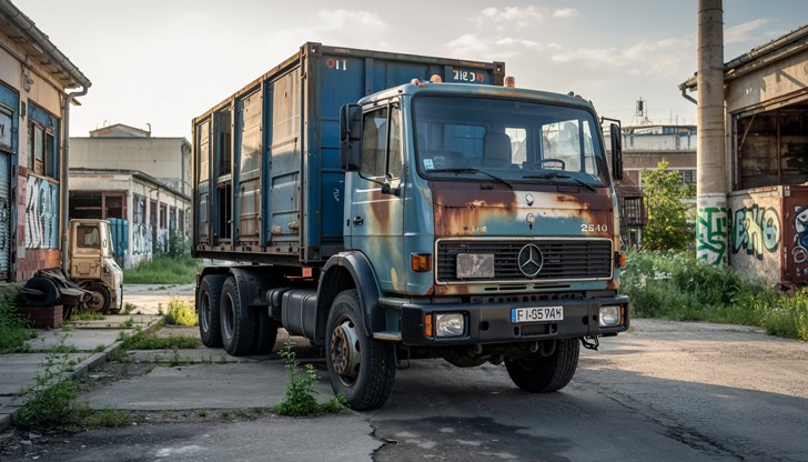 Сред машините има автобус, самосвал и контейнеровоз / Снимката е илюстративна Сред машините има автобус, самосвал и контейнеровоз / Снимката е илюстративна