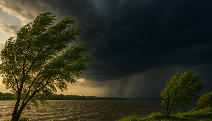 Силен вятър ще духа в Дунавската равнина Силен вятър ще духа в Дунавската равнина