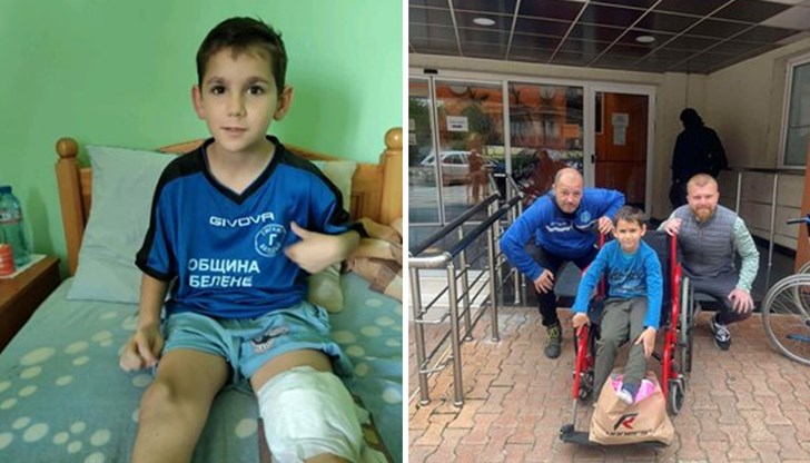 9-годишният Радомир получи спешна помощ след счупване на бедрената кост по време на мач 9-годишният Радомир получи спешна помощ след счупване на бедрената кост по време на мач