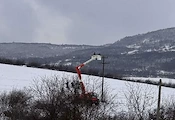 Зимна буря остави Североизточна България без ток Зимна буря остави Североизточна България без ток