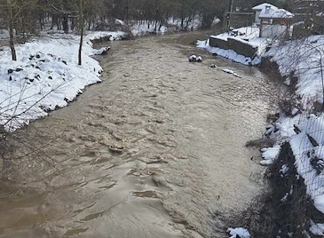 Придошлите реки в Русенско заляха обработваеми земеделски земи Придошлите реки в Русенско заляха обработваеми земеделски земи